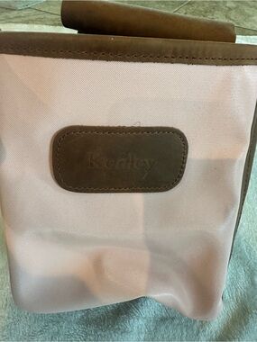 Jon hart 
Sidekick Small Leather Tote in Pink and Brown